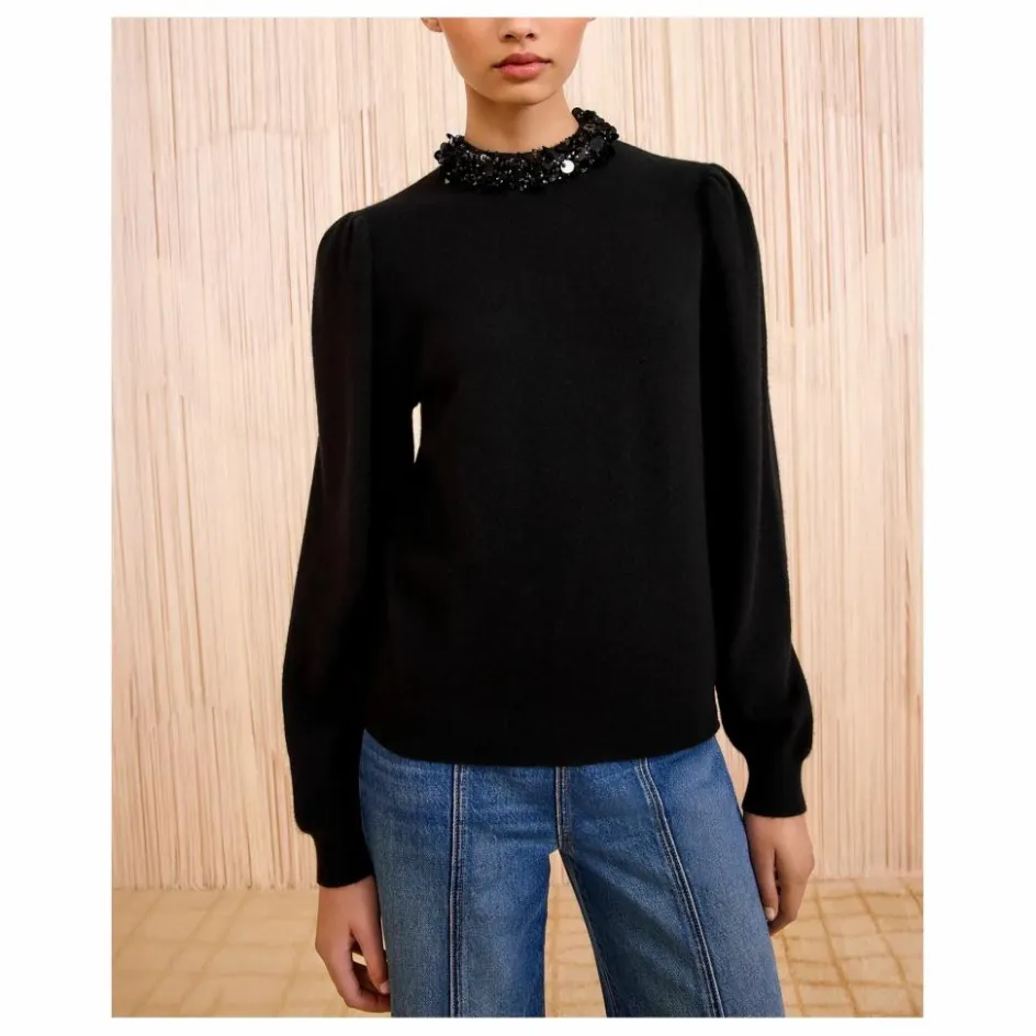 Sale Pull Kalani Brodée Cachemire | Femme Pulls, Gilets