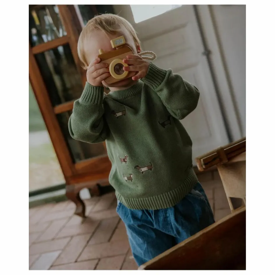 Enfant Fliink Pulls, Gilets|Pulls, Gilets*Pull Mahdi Chiens Coton Bio |