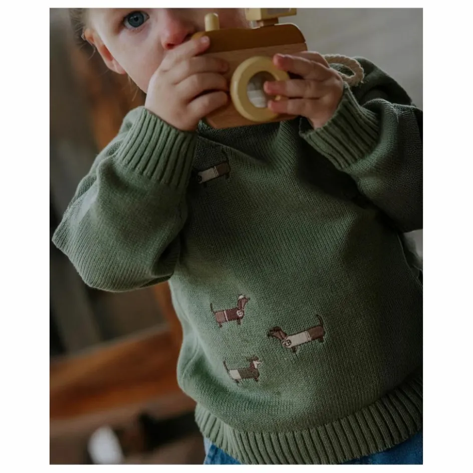 Enfant Fliink Pulls, Gilets|Pulls, Gilets*Pull Mahdi Chiens Coton Bio |
