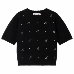 Outlet Pull Manches Courtes Justine Laine Cachemire | Enfant Pulls, Gilets