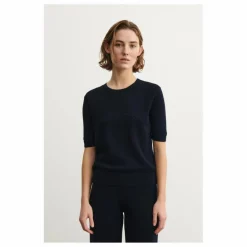 FUB Pull Manches Courtes Pointelle Laine Mérinos - Collection Femme ||Femme Pulls, Gilets
