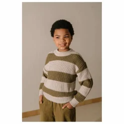 Hot Studio Bohème Pull Marcelo Rayé | Olive