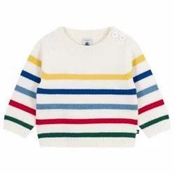 Discount Petit Bateau Pull Marinière | Ecru