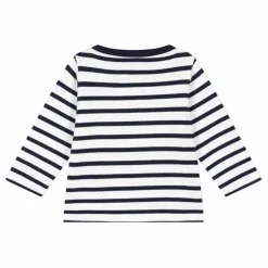 Sale Petit Bateau Pull Marinière Lascinant | Bleu marine