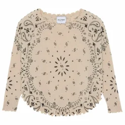 Outlet Kujten Pull Mela Bandana Cachemire | Ecru