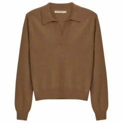 Femme the new society Pulls, Gilets*Pull Polo Agatha Laine Extra Fine Recyclée |
