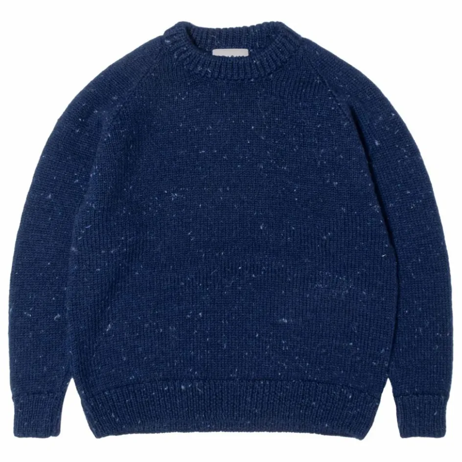 Online Origin Knitwear Pull Raglan Chunky Laine | Bleu foncé