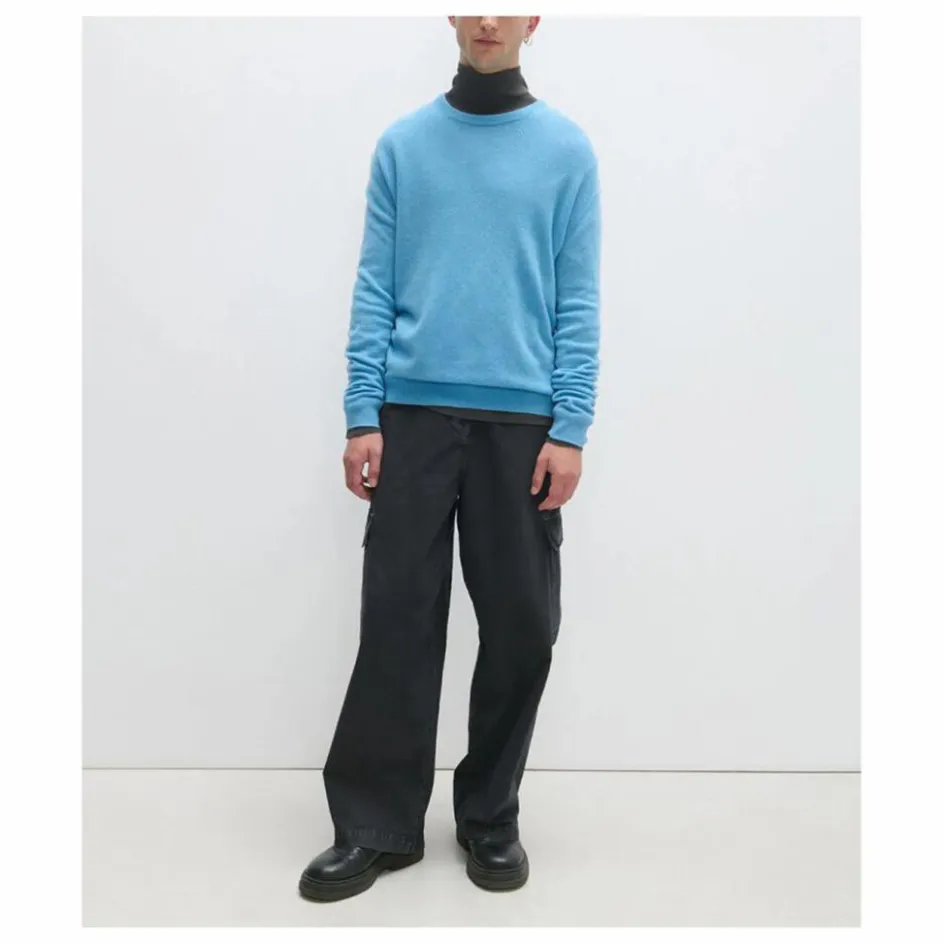 Outlet American Vintage Pull Raxow Laine | Bleu chiné