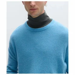 Outlet American Vintage Pull Raxow Laine | Bleu chiné