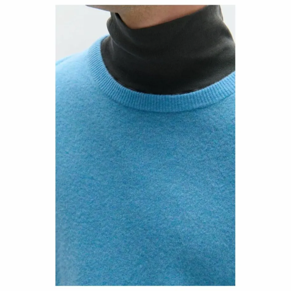 Outlet American Vintage Pull Raxow Laine | Bleu chiné