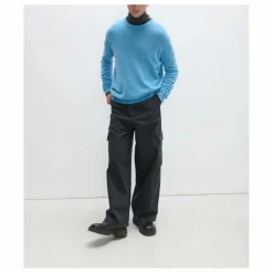 Outlet American Vintage Pull Raxow Laine | Bleu chiné