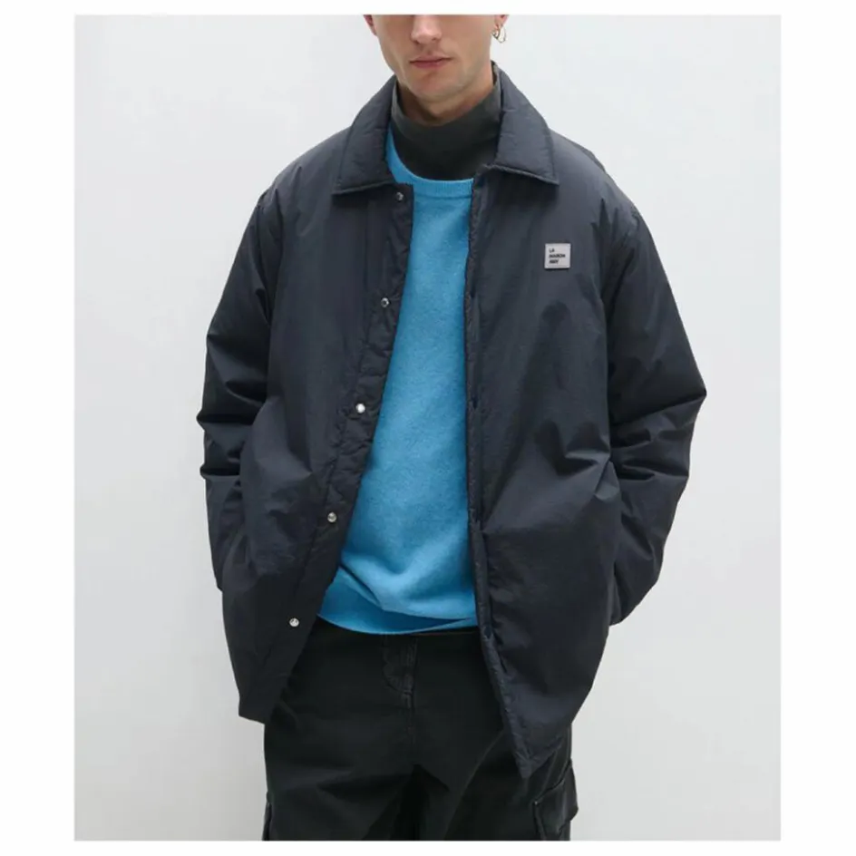 Outlet American Vintage Pull Raxow Laine | Bleu chiné