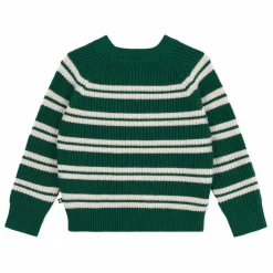 Enfant Petit Bateau Pulls, Gilets*Pull Rayé Logo Laine |