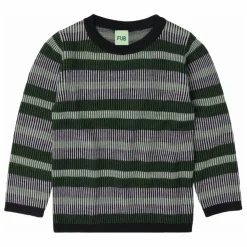 FUB Pull Rayé Maille Fine Laine de Mérinos ||Enfant Pulls, Gilets