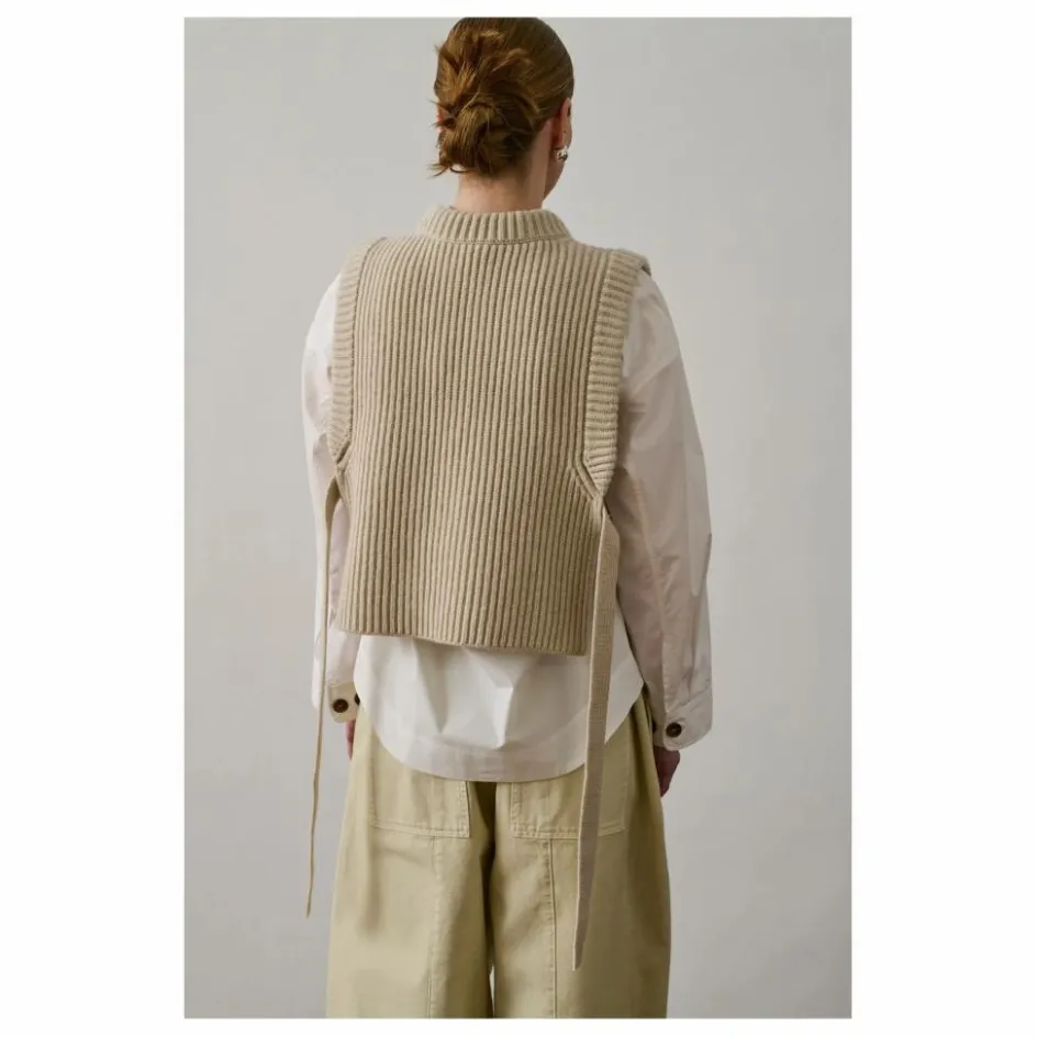 Clearance Pull Sans Manches Firmus Laine Mérinos | Femme Pulls, Gilets