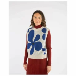 Matona Pull Sans Manches Fleurs Laine ||Femme Pulls, Gilets