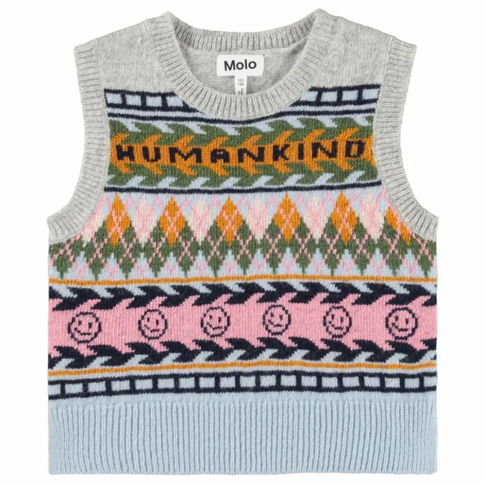 Enfant Molo Pulls, Gilets|Pulls, Gilets*Pull Sans Manches Grace Laine |