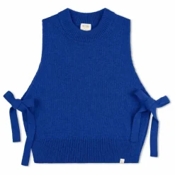 Outlet Matona Pull Sans Manches Laine | Bleu