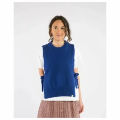 Outlet Matona Pull Sans Manches Laine | Bleu