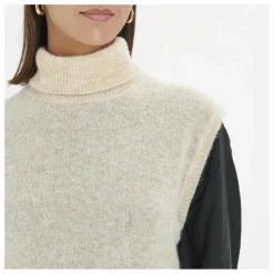 New Pull Sans Manches Laine Vierge et Mohair | Femme Pulls, Gilets