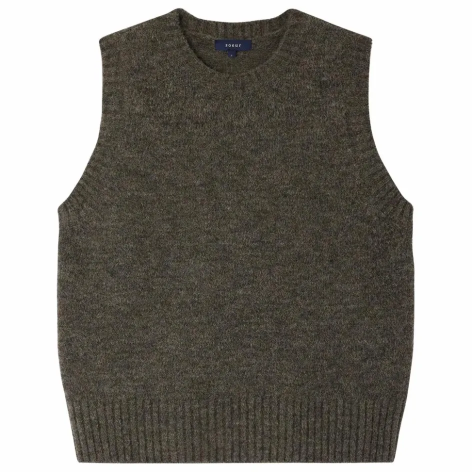 Femme Soeur Pulls, Gilets*Pull Sans Manches Namaste |