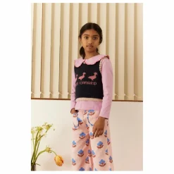 Hello Simone Pull Sans Manches Pepette Laine Alpaga et Mérinos | Bleu marine