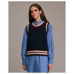 Discount Pull Sans Manches Pumio Laine Mérinos Extra Fine | Femme Pulls, Gilets
