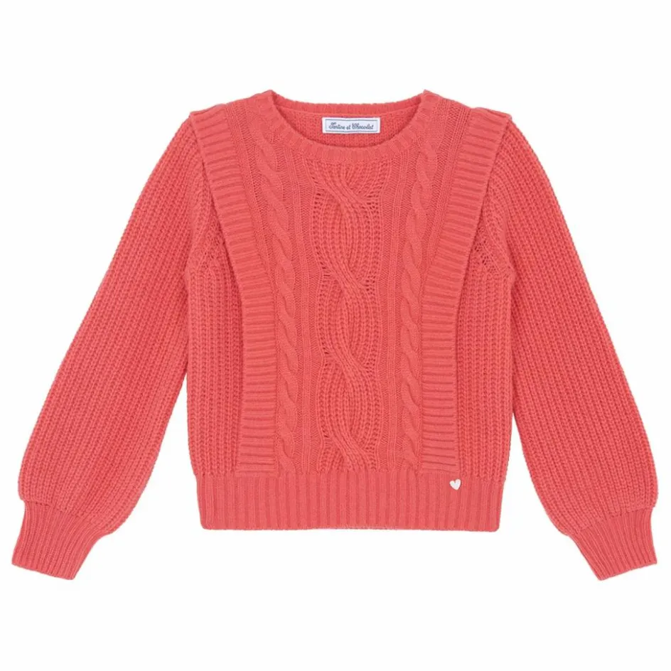 Tartine et Chocolat Pull Torsades Laine ||Enfant Pulls, Gilets