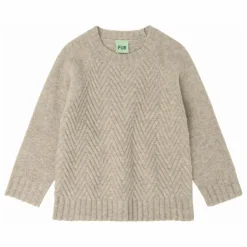Best FUB Pull Uni Laine d'Agneau | Beige chiné
