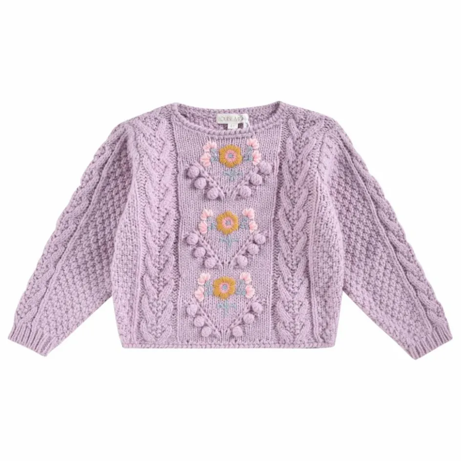 Louise Misha Pull Vinia Fleurs Bébé | Parme