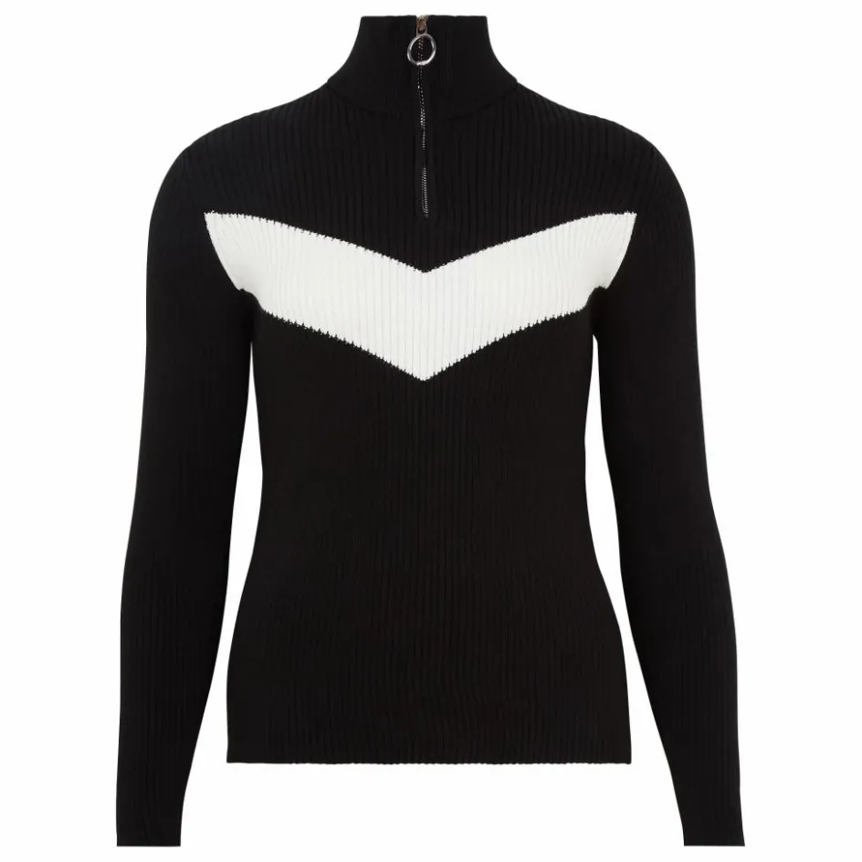 New Fusalp Pull Zippé Andromède | Noir