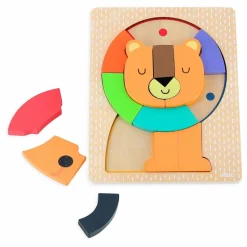 Vilac Puzzle à encastrer Lion - Andy Westface| Jouets D'Éveil|Jouets D'Éveil