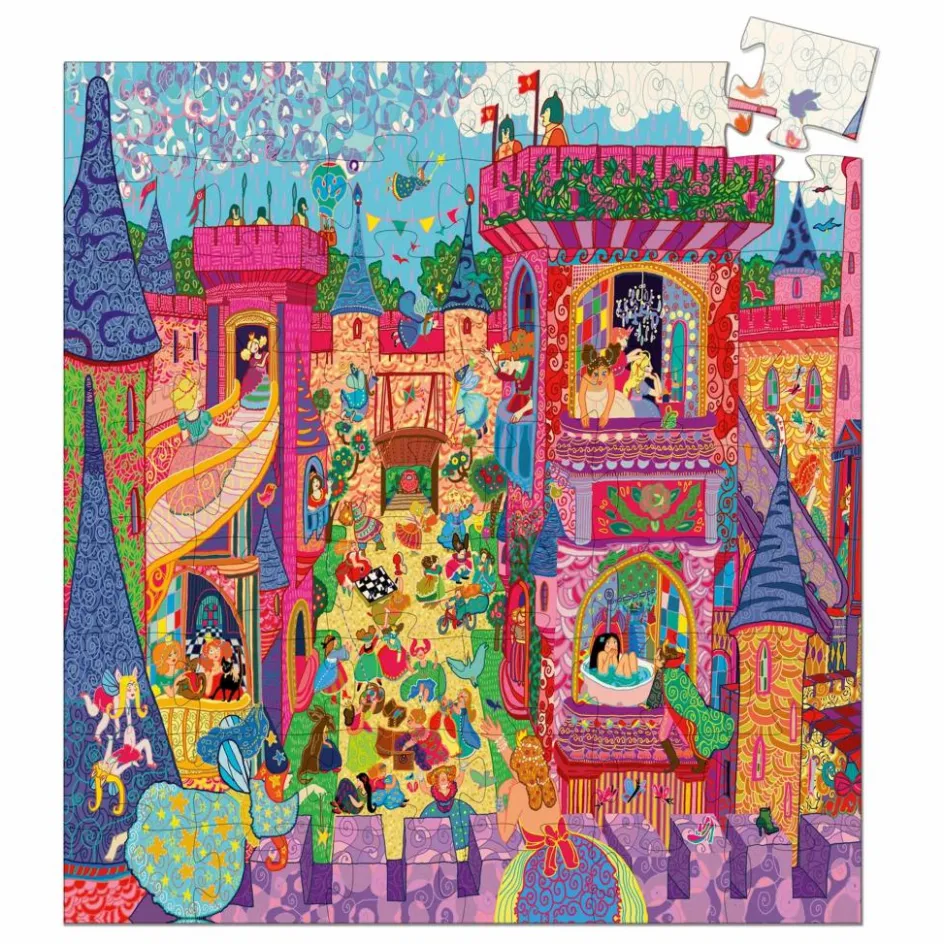 Djeco Puzzles|Jeux Éducatifs*Puzzle Château féerique - 54 pièces