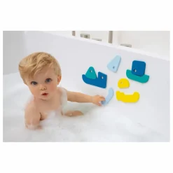 Discount Quut Puzzle de bain Voiliers | Bleu