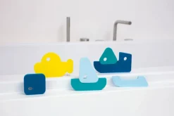 Discount Quut Puzzle de bain Voiliers | Bleu