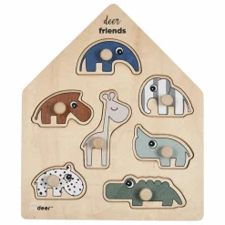 Done by deer Jouets D'Éveil|Jouets D'Éveil*Puzzle Deer friends en bois