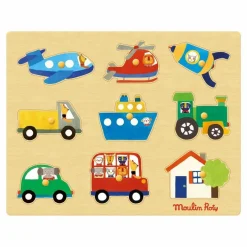 Moulin Roty Puzzle des transports| Jouets D'Éveil