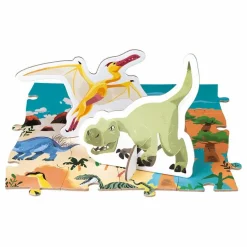 Hot Puzzle éducatif Les Dinosaures - 200 pièces Puzzles|Jeux Éducatifs