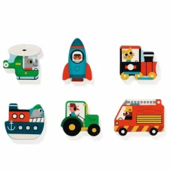 Djeco Jouets D'Éveil|Jouets D'Éveil*Puzzle en bois Vroum