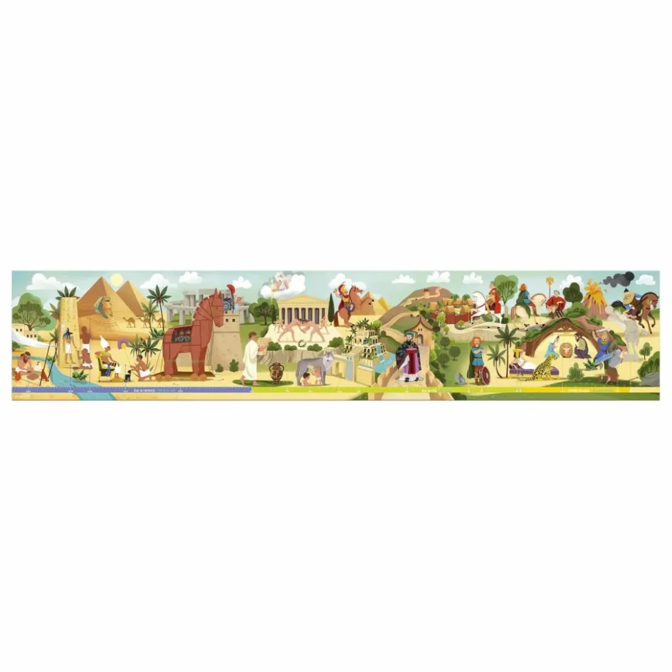 Janod Puzzles|Jeux Éducatifs*Puzzle frise Mythologie et antiquité - 100 pièces