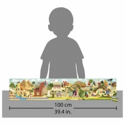 Janod Puzzles|Jeux Éducatifs*Puzzle frise Mythologie et antiquité - 100 pièces