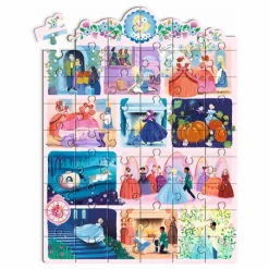 Sale Djeco Puzzle histoire Cendrillon - 54 pièces Multicolore