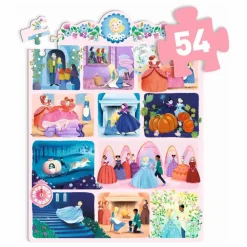 Sale Djeco Puzzle histoire Cendrillon - 54 pièces Multicolore