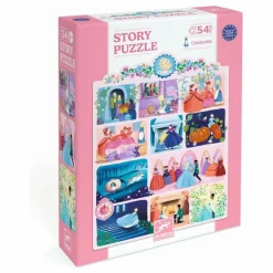 Sale Djeco Puzzle histoire Cendrillon - 54 pièces Multicolore