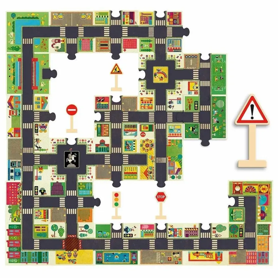 Outlet Puzzle La ville Puzzles|Jeux Éducatifs