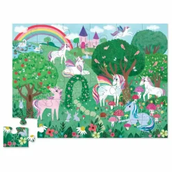 Crocodile Creek Puzzles|Jeux Éducatifs*Puzzle Le Jardin des Licornes - 36 pièces