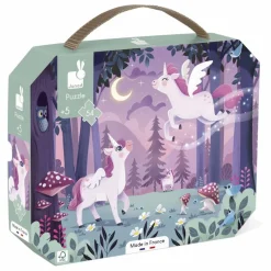 Janod Puzzles|Jeux Éducatifs*Puzzle Licornes - 54 pièces