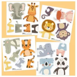 Ferflex Jeux Éducatifs*Puzzle magnétique Safari des animaux
