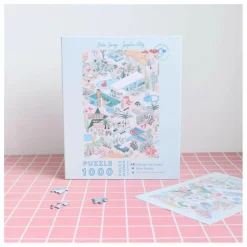 Clearance Puzzle Palm Springs par Jacqueline Colley - 1000 pièces Homme Puzzles|Jeux Éducatifs