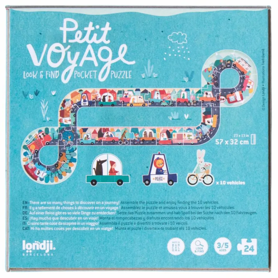 Londji Puzzle Petit Voyage - 24 pièces| Puzzles|Jeux Éducatifs